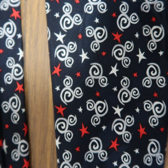 Disney Store Red, White, and Blue Mickey Mouse 100 Percent Silk Tie - Picture 2 of 6